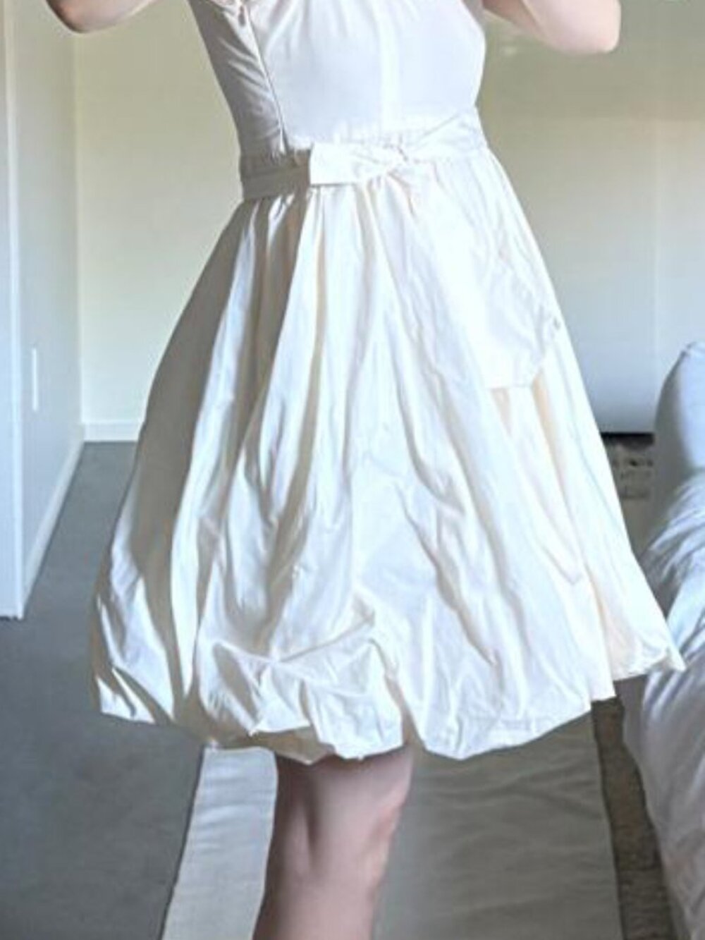 Off-white evening dress - Picture 4 of 5